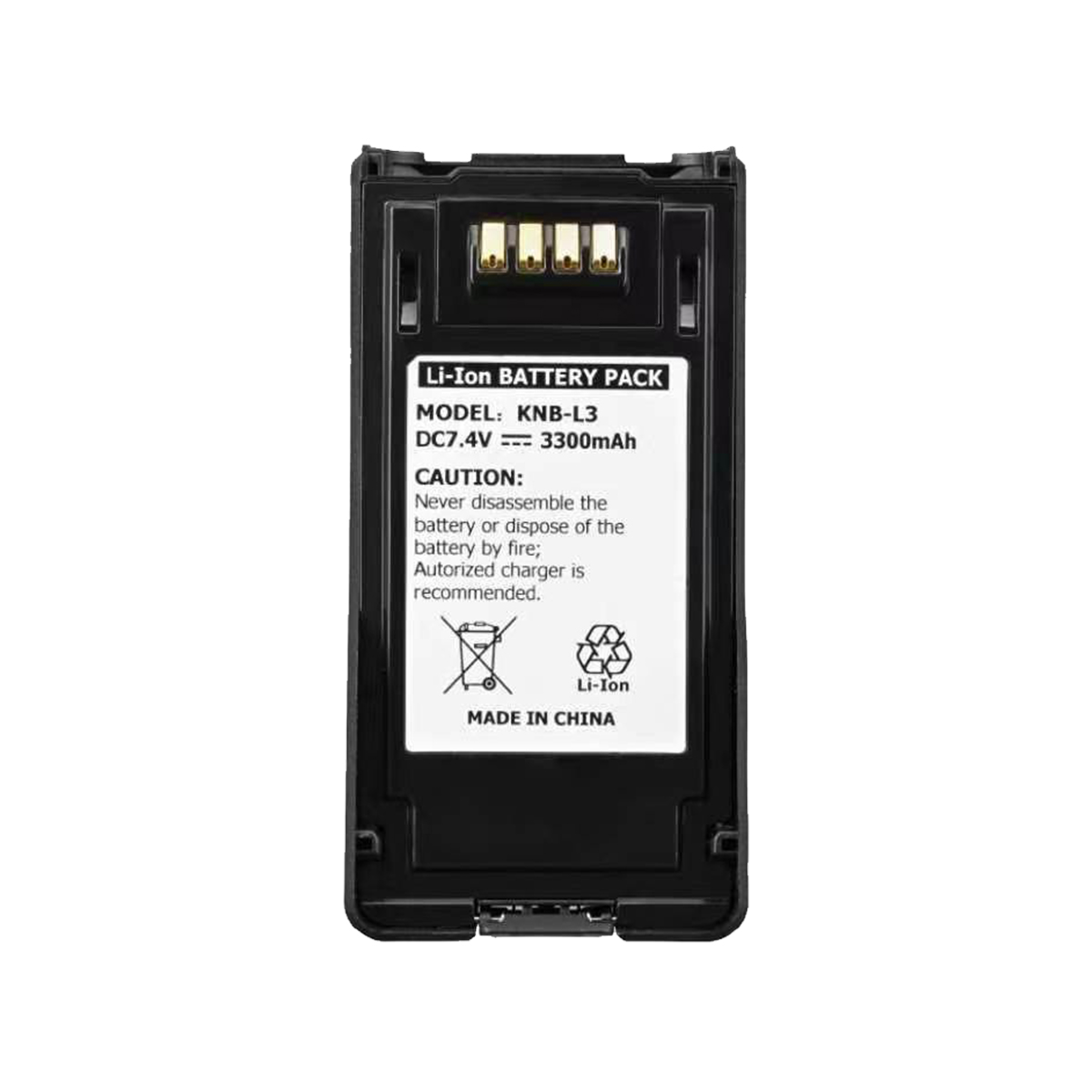 KNB-L3 walkie talkie battery