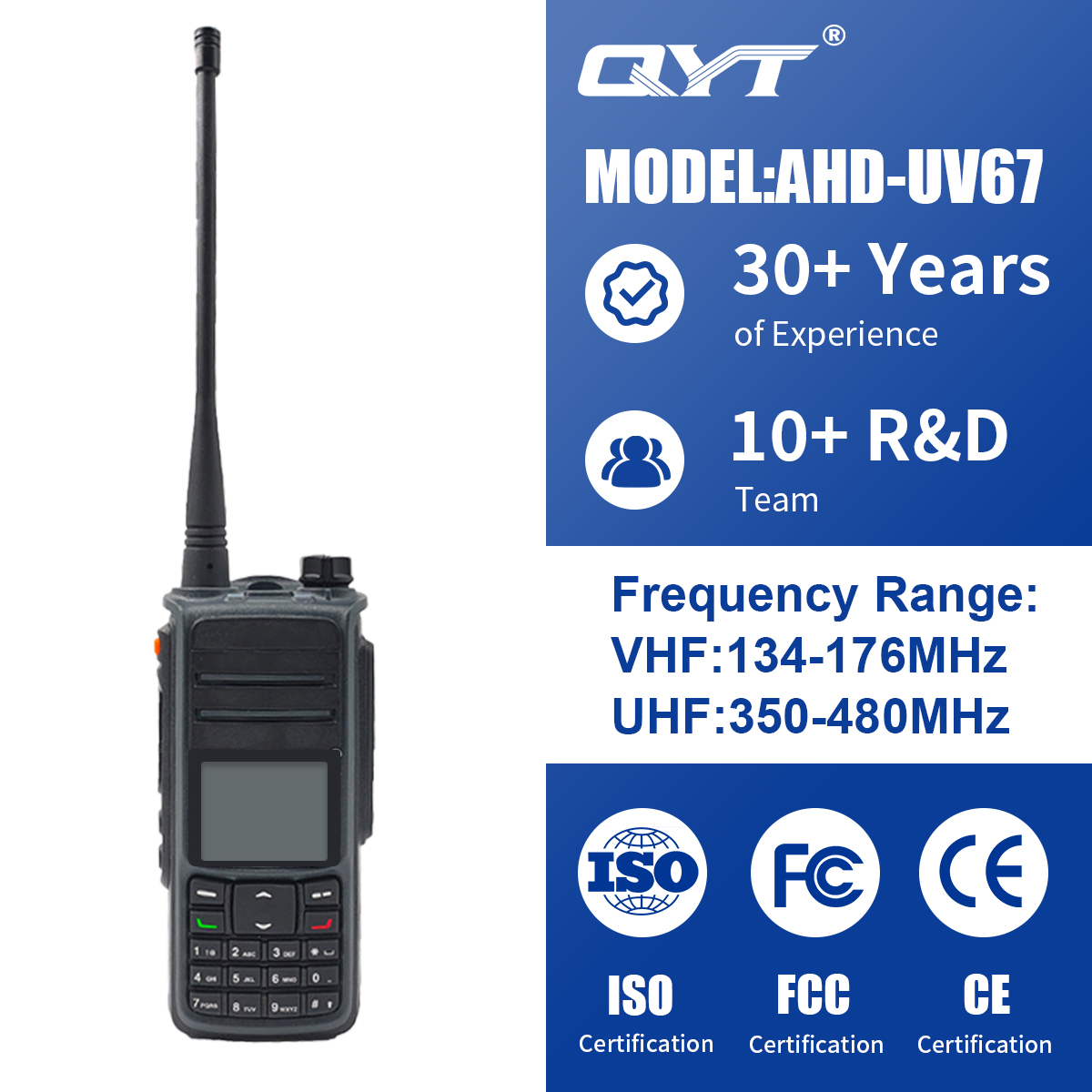 AHD-UV67 Walkie Talkie