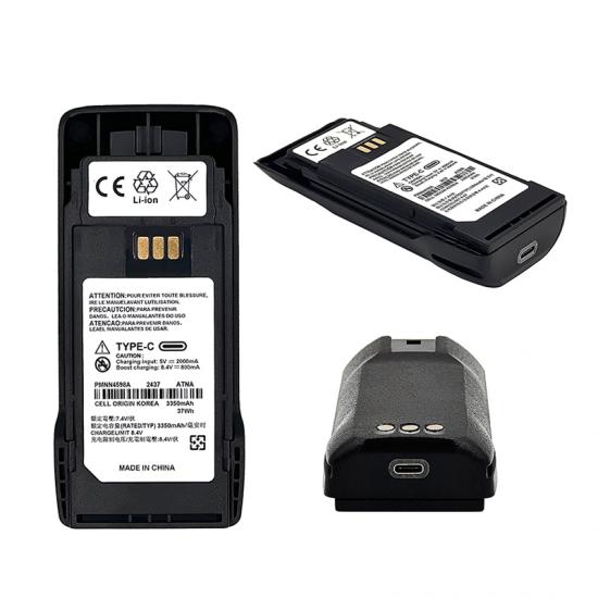 بطارية PMNN4598A متعددة المواصفات من نوع ليثيوم أيون ونيكل-هيدريد معدن مع خيار TYPE-C لأجهزة اللاسلكي R2 / IP55